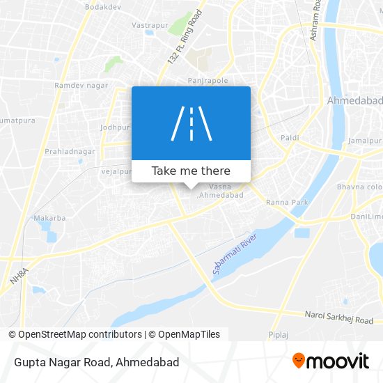 Gupta Nagar Road map