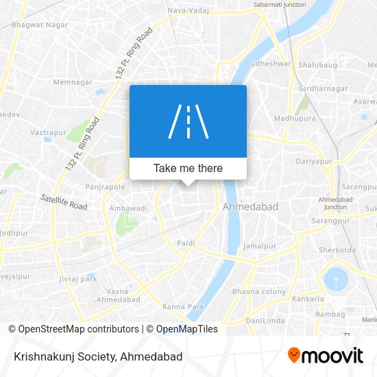 Krishnakunj Society map