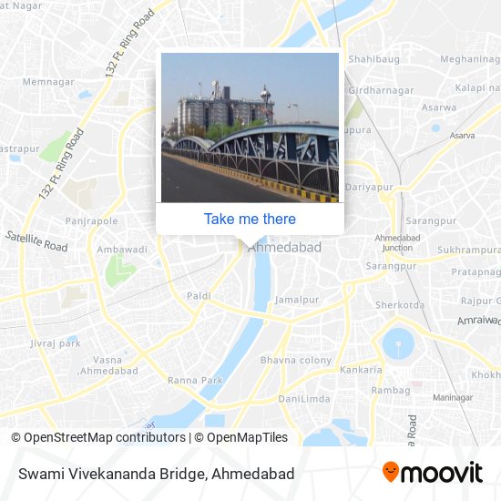 Swami Vivekananda Bridge map