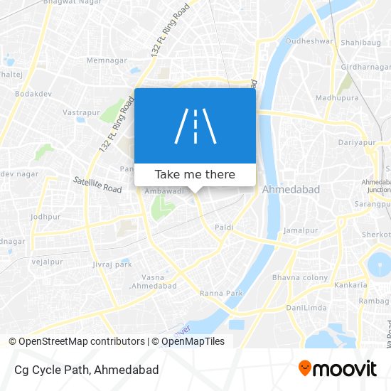 Cg Cycle Path map