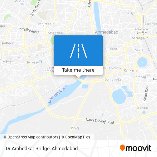 Dr Ambedkar Bridge map
