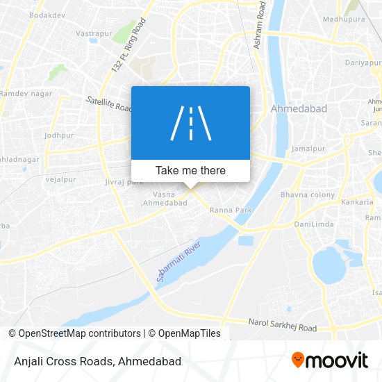 Anjali Cross Roads map