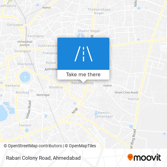 Rabari Colony Road map