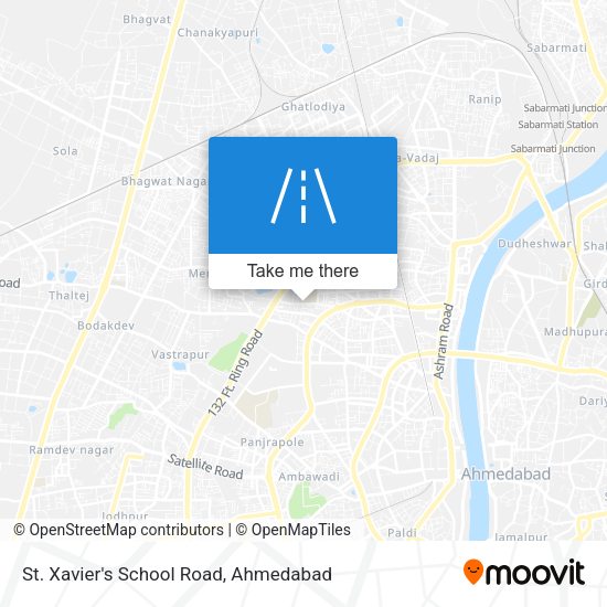 St. Xavier's School Road map