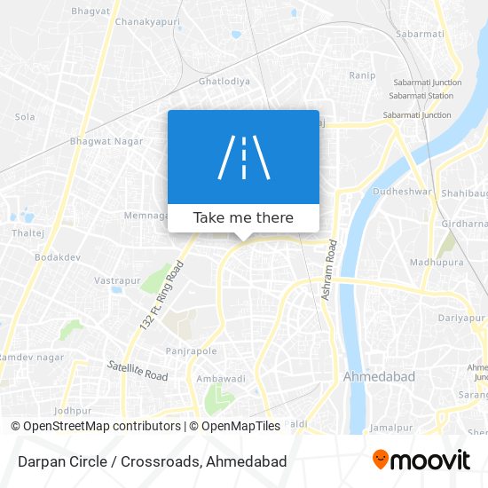 Darpan Circle / Crossroads map