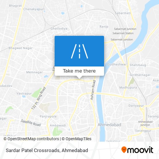 Sardar Patel Crossroads map