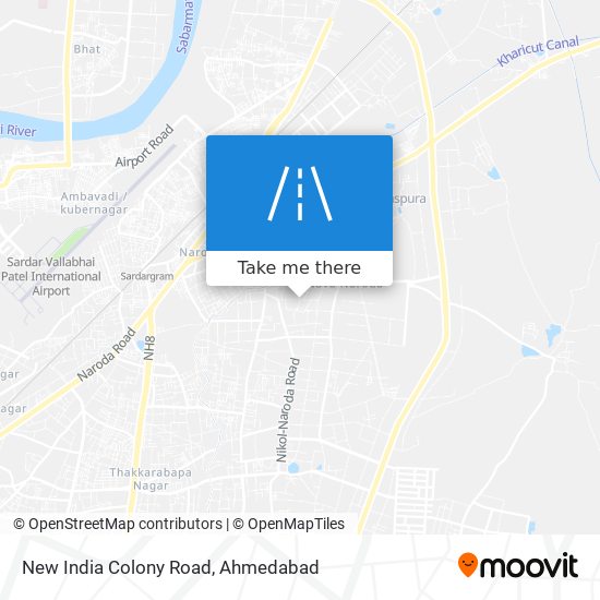 New India Colony Road map