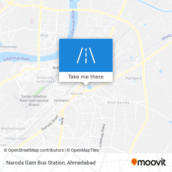 Naroda Gam Bus Station map