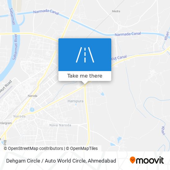 Dehgam Circle / Auto World Circle map