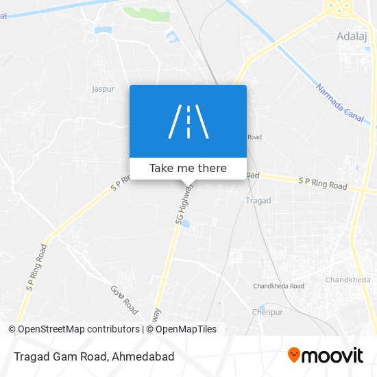 Tragad  Gam Road map