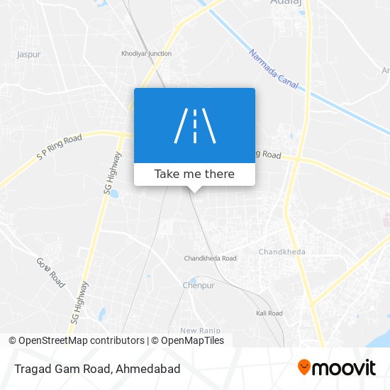 Tragad Gam Road map