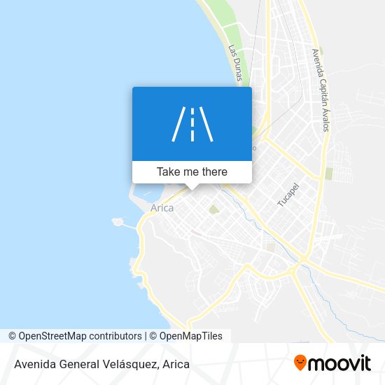 Mapa de Avenida General Velásquez
