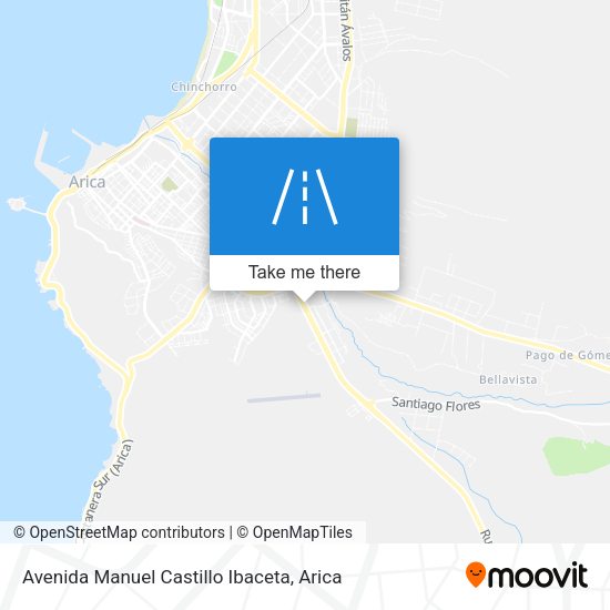 Avenida Manuel Castillo Ibaceta map