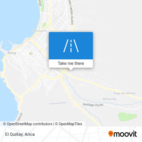 Mapa de El Quillay