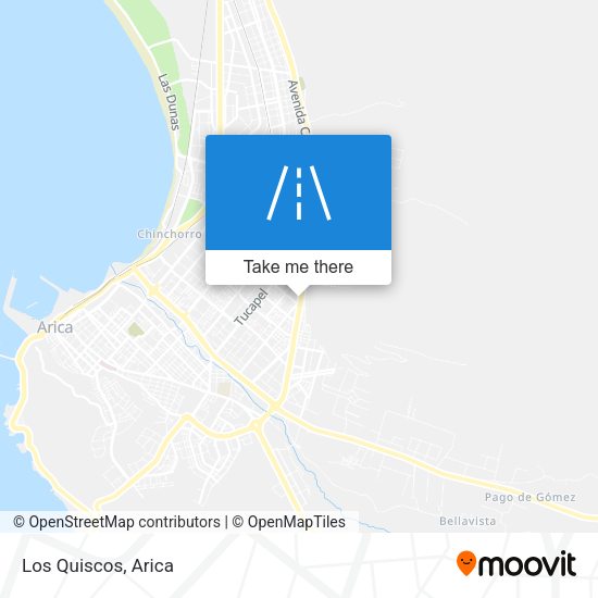 Mapa de Los Quiscos