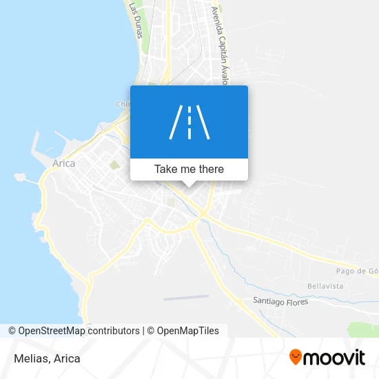 Mapa de Melias
