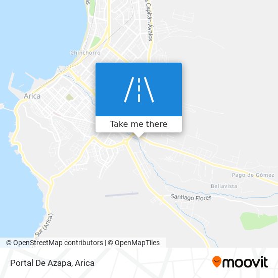 Portal De Azapa map