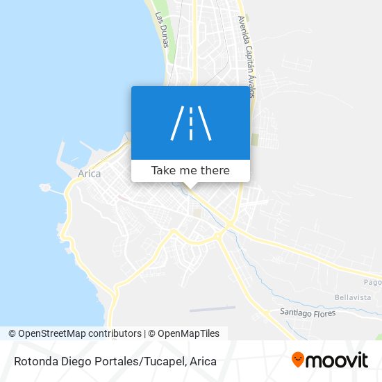Mapa de Rotonda Diego Portales/Tucapel