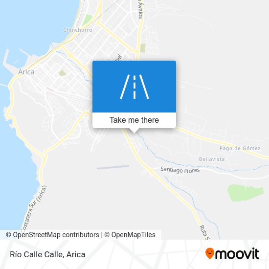 Mapa de Río Calle Calle