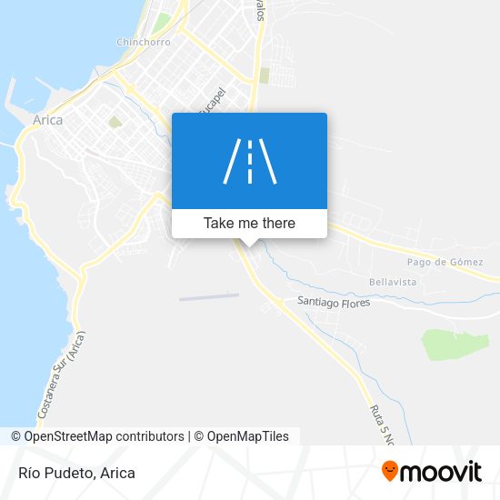 Mapa de Río Pudeto