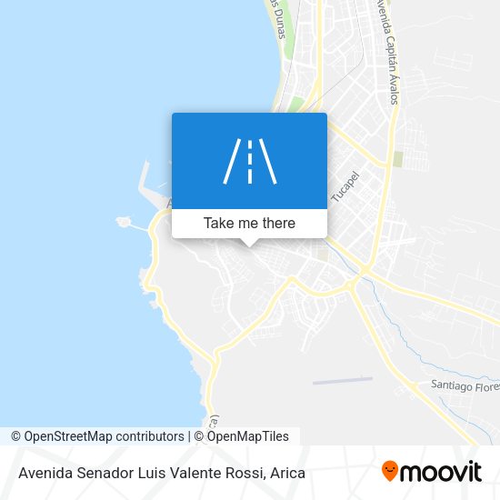 Avenida Senador Luis Valente Rossi map