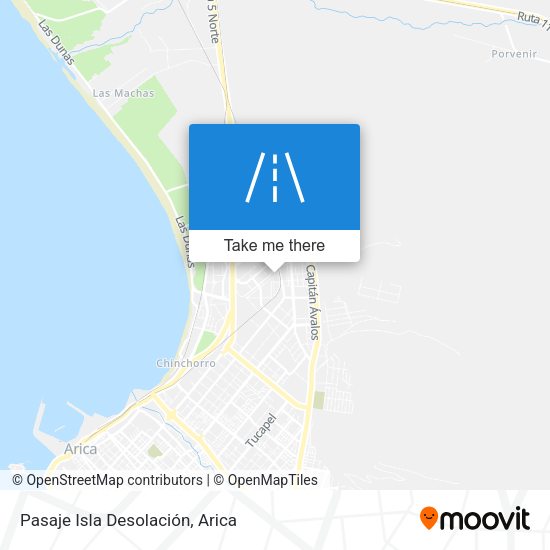 Pasaje Isla Desolación map