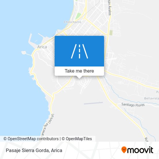 Mapa de Pasaje Sierra Gorda