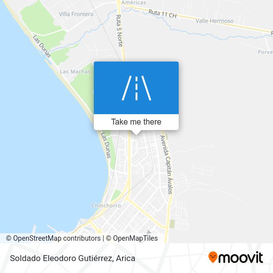 Soldado Eleodoro Gutiérrez map