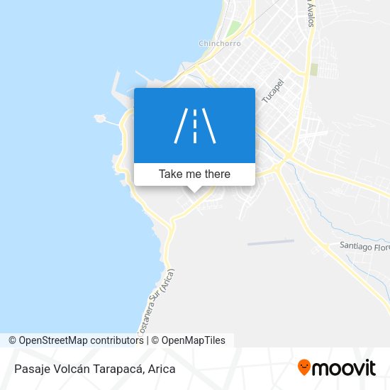Mapa de Pasaje Volcán Tarapacá