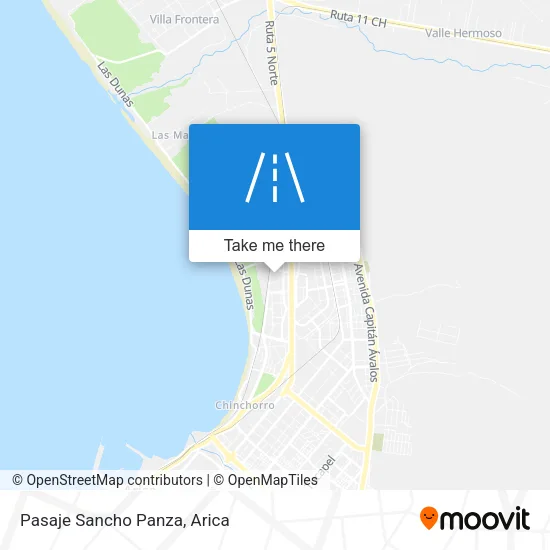 Pasaje Sancho Panza map