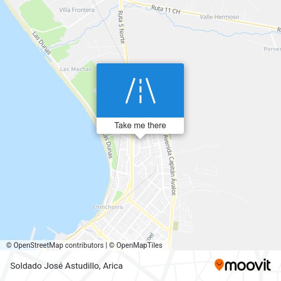 Soldado José Astudillo map