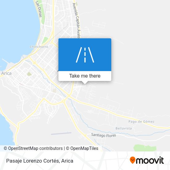 Mapa de Pasaje Lorenzo Cortés