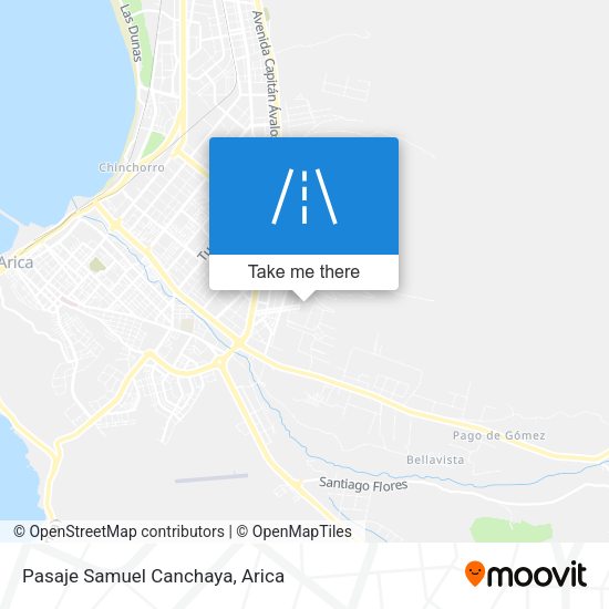 Mapa de Pasaje Samuel Canchaya