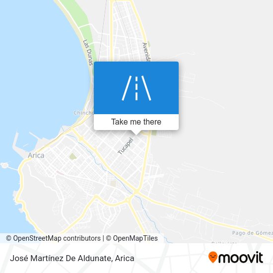 José Martínez De Aldunate map