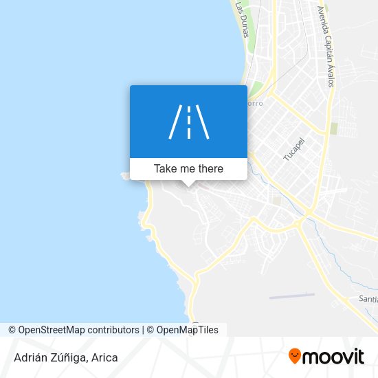 Adrián Zúñiga map
