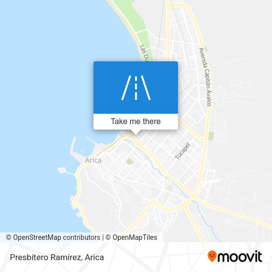Presbítero Ramírez map