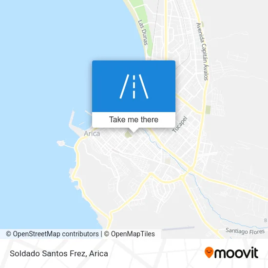 Soldado Santos Frez map