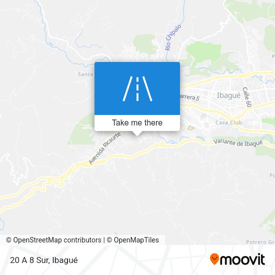 Mapa de 20 A 8 Sur