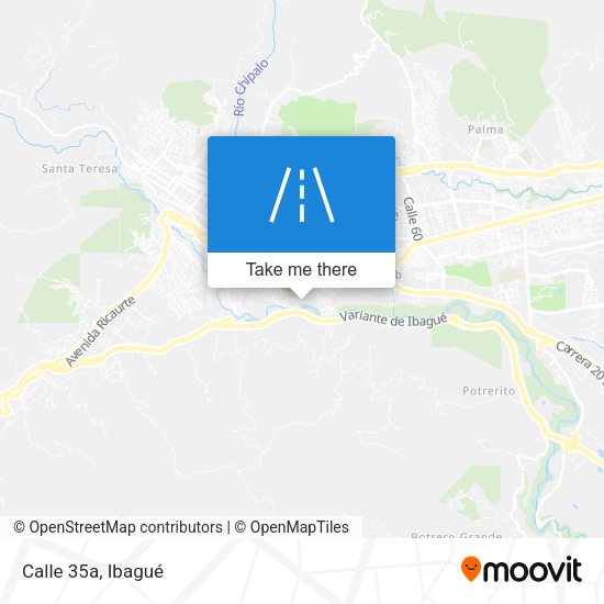 Mapa de Calle 35a