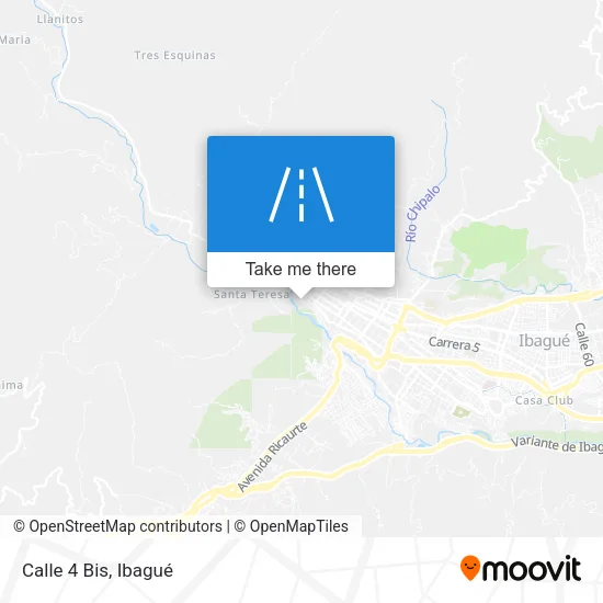 Calle 4 Bis map