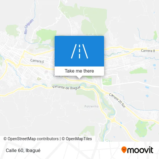 Mapa de Calle 60