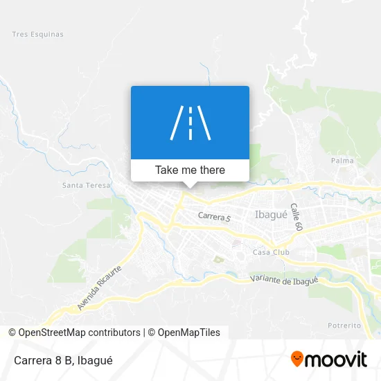 Mapa de Carrera 8 B