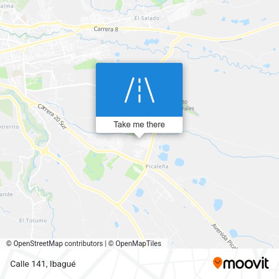 Mapa de Calle 141