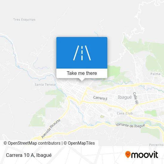 Mapa de Carrera 10 A