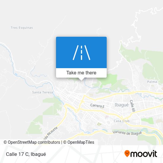 Mapa de Calle 17 C