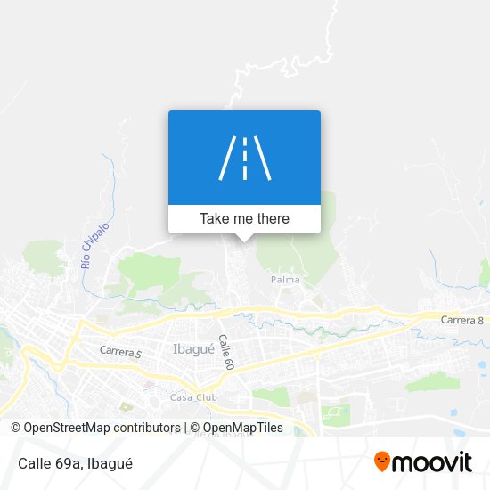 Mapa de Calle 69a
