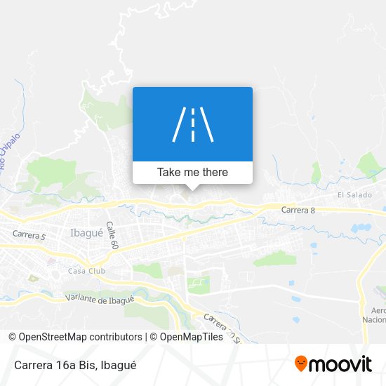 Mapa de Carrera 16a Bis
