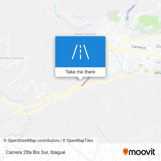 Carrera 28a Bis Sur map