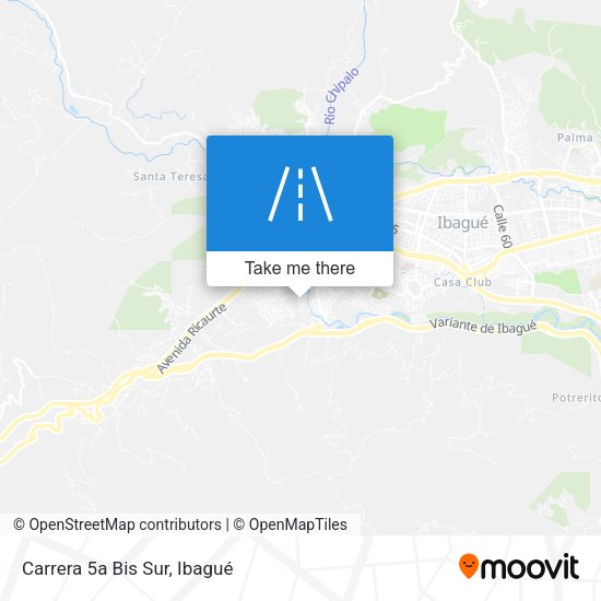 Carrera 5a Bis Sur map