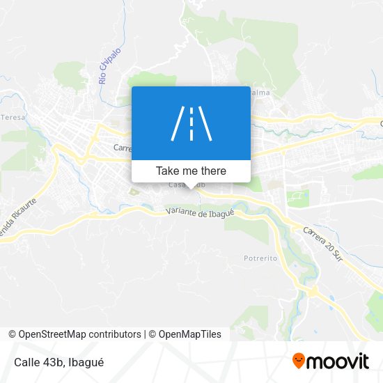 Mapa de Calle 43b
